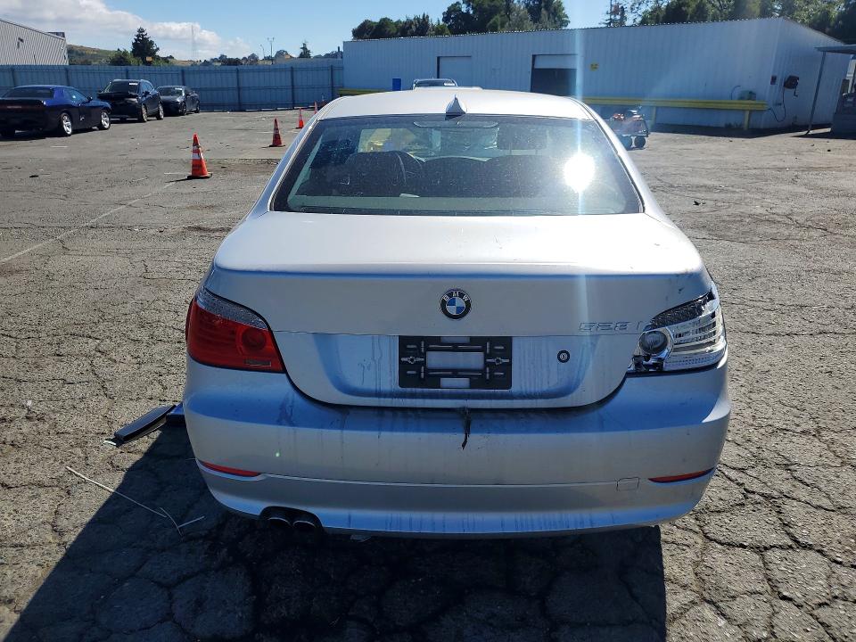 2010 BMW 5er VIN WBANV1C56AC157694 COPART salvage auction — SIDE, Ca - Salvage Certificate, sold $125 on 2026-07-24 (photo 6)
