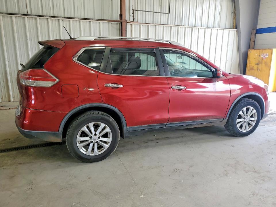 2015 Nissan Rogue VIN KNMAT2MV7FP506034 COPART salvage auction — REAR END, Va - Cert Of Title - Salvage, sold $1,850 on 2026-07-02 (photo 3)