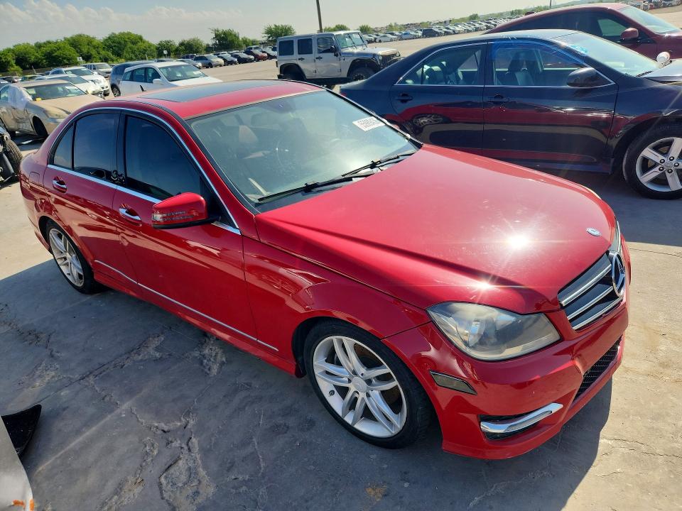 2014 Mercedes-benz VIN WDDGF4HBXER311387 COPART salvage auction — FRONT END, Mt - Certificate Of Title, sold $600 on 2026-07-30 (photo 4)