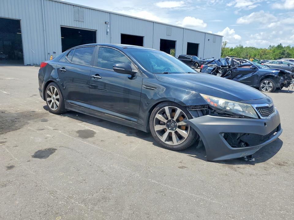 2012 Kia VIN 5XXGR4A64CG059585 COPART salvage auction — FRONT END, Fl - Cert Of Title Slvg Rebuildable, sold $800 on 2026-07-06 (photo 4)