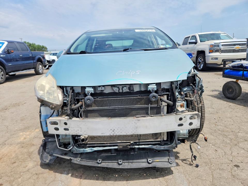 2013 Toyota Prius VIN JTDKN3DU3D5700712 COPART salvage auction — FRONT END, Pa - Certificate Of Salvage, sold $1,600 on 2026-07-14 (photo 5)