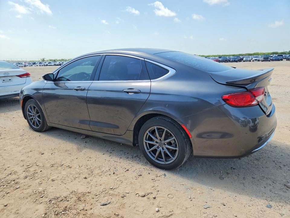 2015 Chrysler 200 VIN 1C3CCCAB4FN706524 COPART salvage auction — REAR END, Tx - Salvage Vehicle Title, sold $10 on 2026-07-30 (photo 2)
