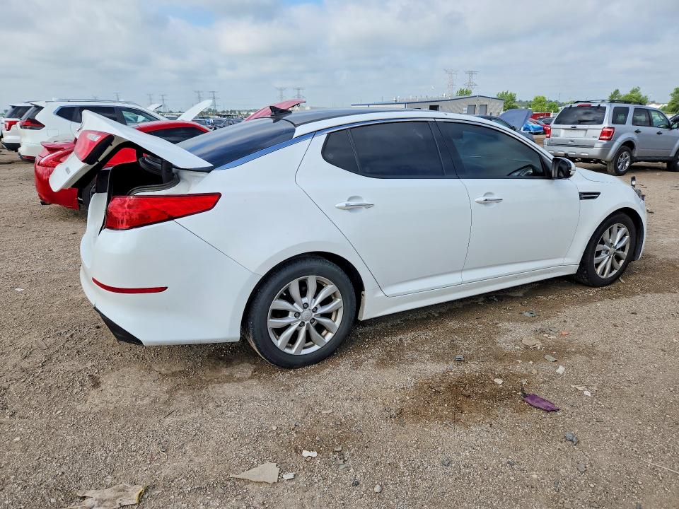 2015 Kia Optima VIN 5XXGN4A76FG478689 COPART salvage auction — REAR END, Il - Salvage Certificate, sold $250 on 2026-07-30 (photo 3)