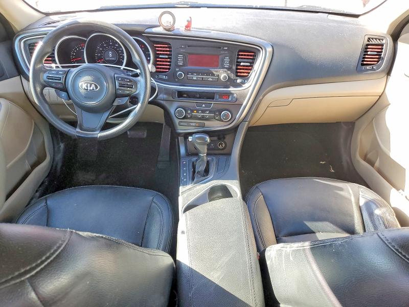 2015 Kia Optima VIN 5XXGM4A7XFG485423 COPART salvage auction — REAR END, Ut - Salvage Certificate, sold $1,100 on 2026-07-27 (photo 8)
