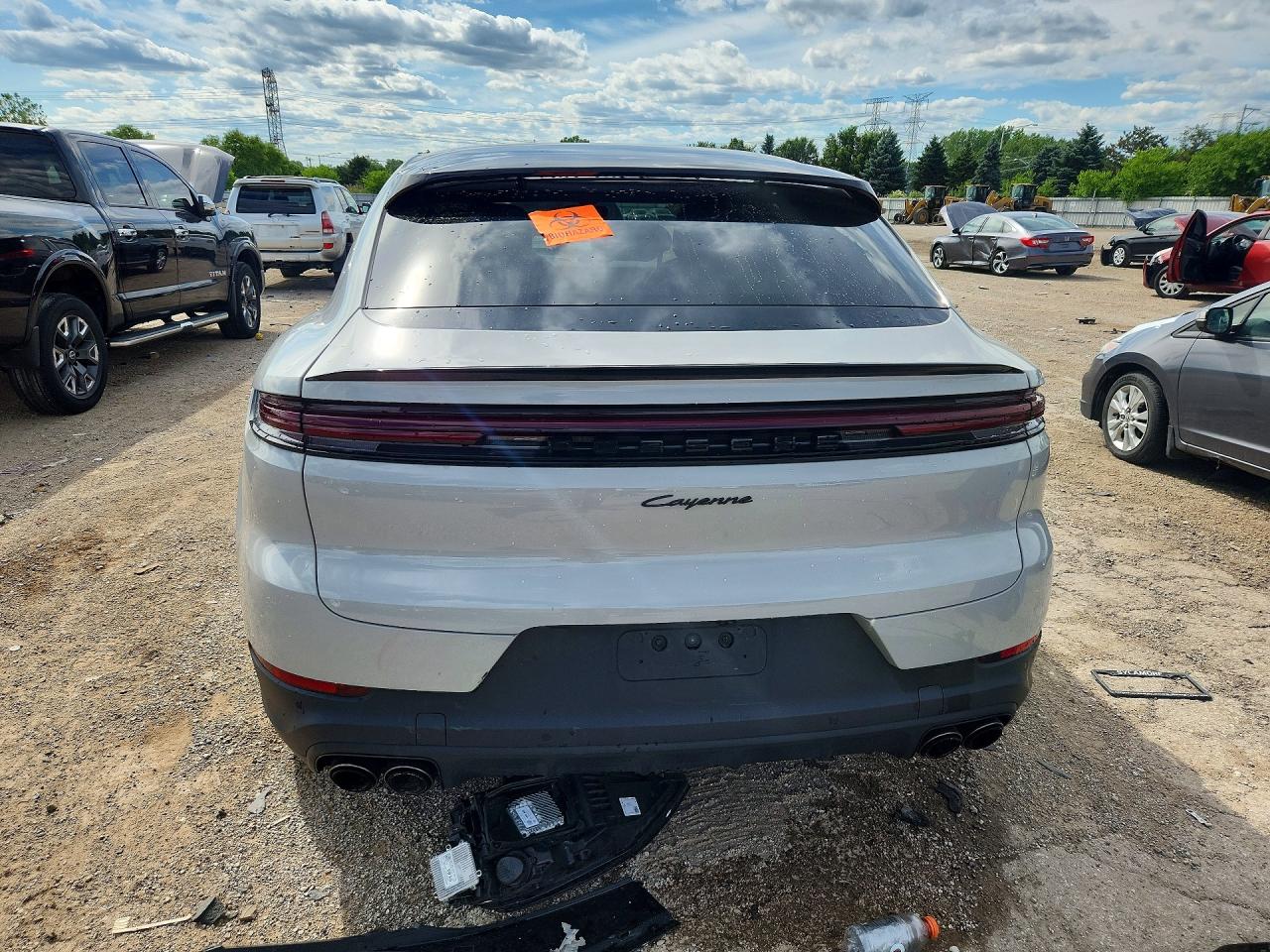 2024 Porsche Cayenne VIN WP1BA2AY5RDA54565 COPART salvage auction — Front End, IL - SALVAGE CERTIFICATE, sold $54,500 on 2026-08-11 (photo 6)