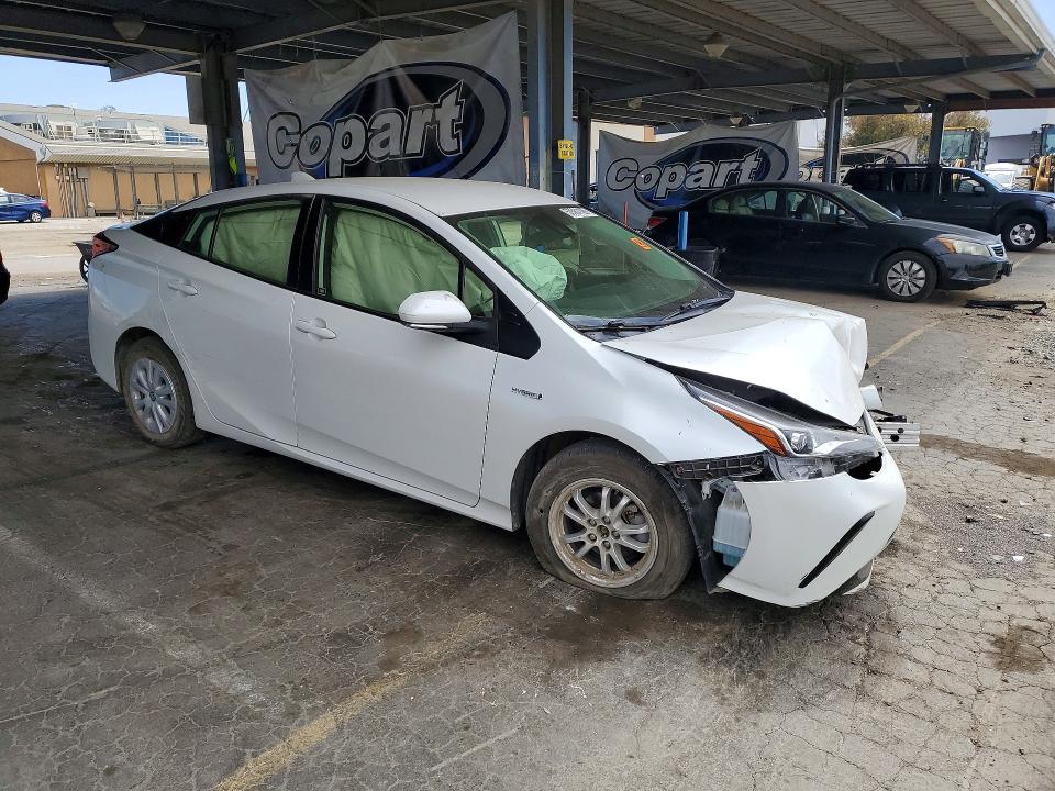 2021 Toyota Prius VIN JTDKAMFU6M3151601 COPART salvage auction — FRONT END, Ca - Salvage Certificate, sold $2,550 on 2026-07-07 (photo 4)