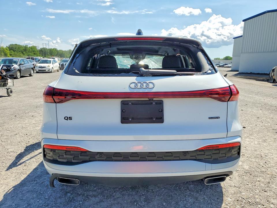 2025 Audi Q5 VIN WA12AAGU4S2017695 COPART salvage auction — ROLLOVER, NY - MV-907A SALVAGE CERTIFICATE, sold $650 on 2026-07-27 (photo 6)