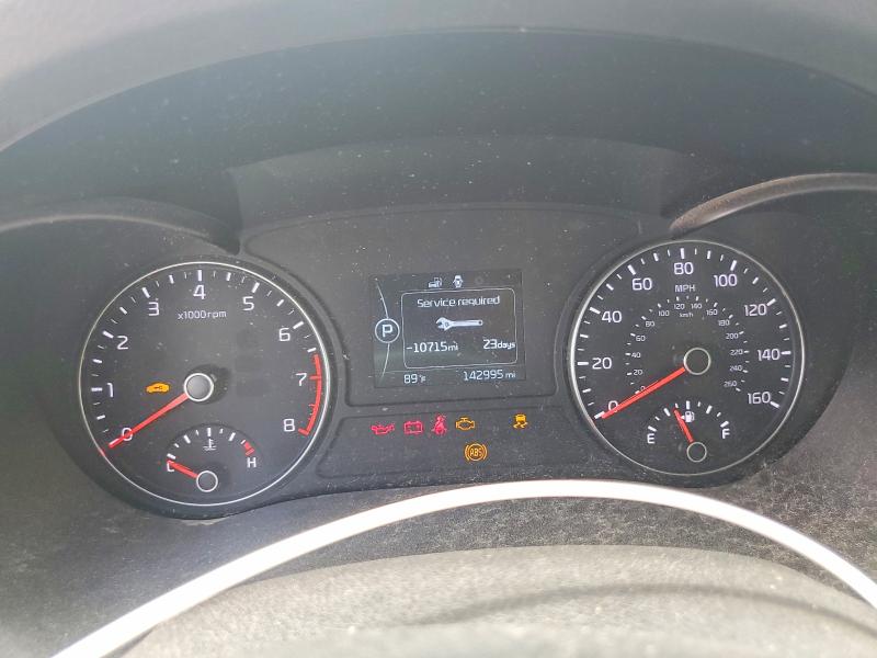 2016 Kia Optima VIN 5XXGT4L16GG087302 COPART salvage auction — MECHANICAL, Tx - Certificate Of Title, sold $995 on 2026-07-09 (photo 9)