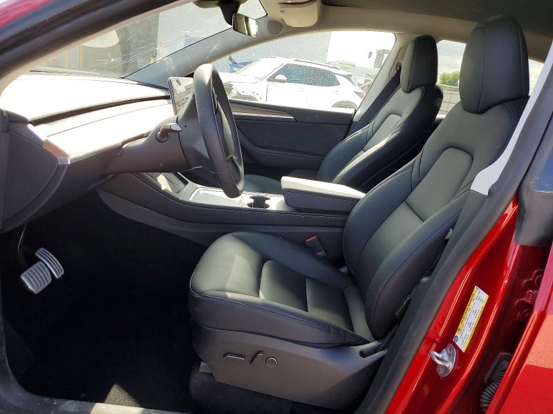 2024 Tesla Model y VIN 7SAYGDEF4RA284248 COPART salvage auction — HAIL, Ia - Cert Of Title-Salvage Title, sold $12,200 on 2026-07-29 (photo 7)