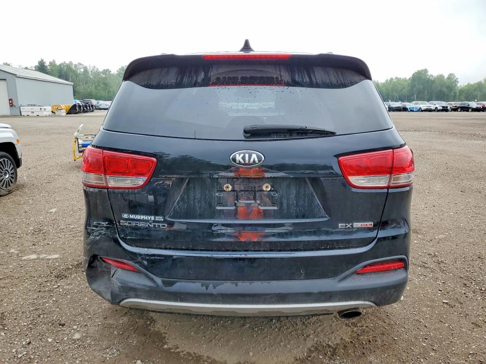 2018 Kia Sorento VIN 5XYPHDA17JG365602 COPART salvage auction — REAR END, On - Permit No Brand - Unfit, sold $5,400 on 2026-07-09 (photo 6)
