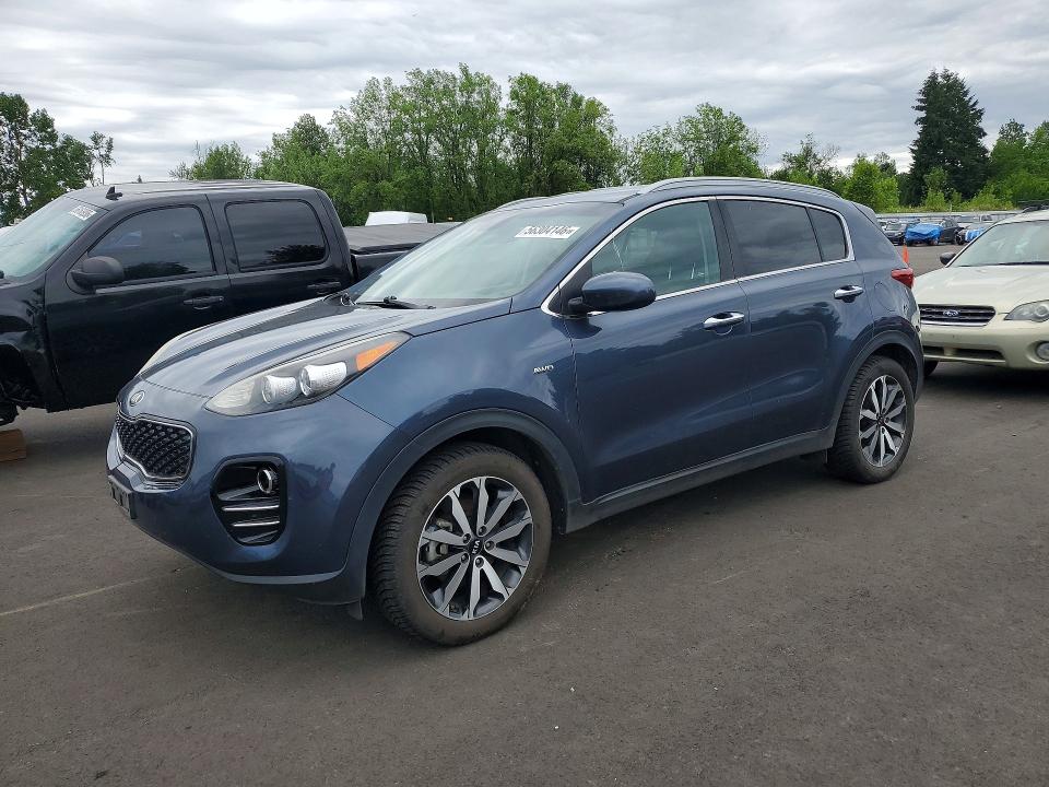 2017 Kia Sportage VIN KNDPNCAC0H7245667 COPART salvage auction — MECHANICAL, Or - Non Public Clean Title, sold $2,550 on 2026-07-15 (photo 1)