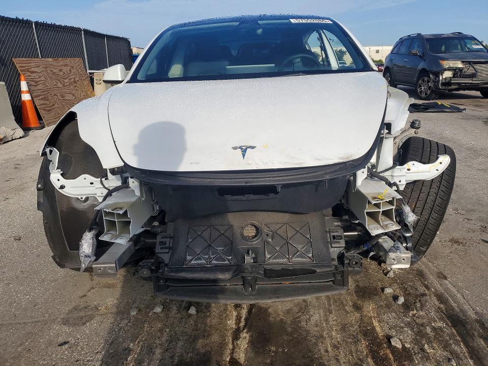 2023 Tesla Model 3 VIN 5YJ3E1EA3PF504284 COPART salvage auction — FRONT END, Fl - Certificate Of Destruction, sold $5,800 on 2026-07-28 (photo 5)