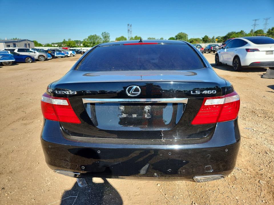 2007 Lexus Ls VIN JTHBL46F175031725 COPART salvage auction — HAIL, Il - Salvage Certificate, sold $1,200 on 2026-07-16 (photo 6)