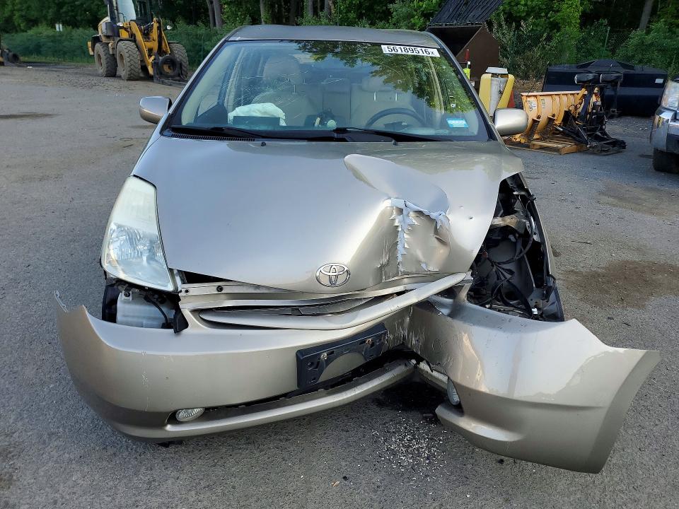 2005 Toyota Prius VIN JTDKB20U753128064 COPART salvage auction — FRONT END, Ct - Bill Of Sale-Salvage, sold $475 on 2026-07-09 (photo 5)