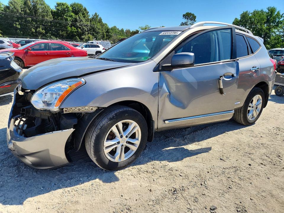2013 Nissan Rogue VIN JN8AS5MT6DW545188 COPART salvage auction — FRONT END, Va - Cert Of Title - Salvage, sold $400 on 2026-07-07 (photo 1)