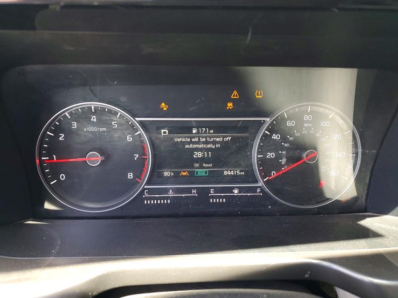 2021 Kia Sorento VIN 5XYRK4LF3MG032885 COPART salvage auction — REAR END, Tx - Salvage Vehicle Title, sold $150 on 2026-07-24 (photo 9)