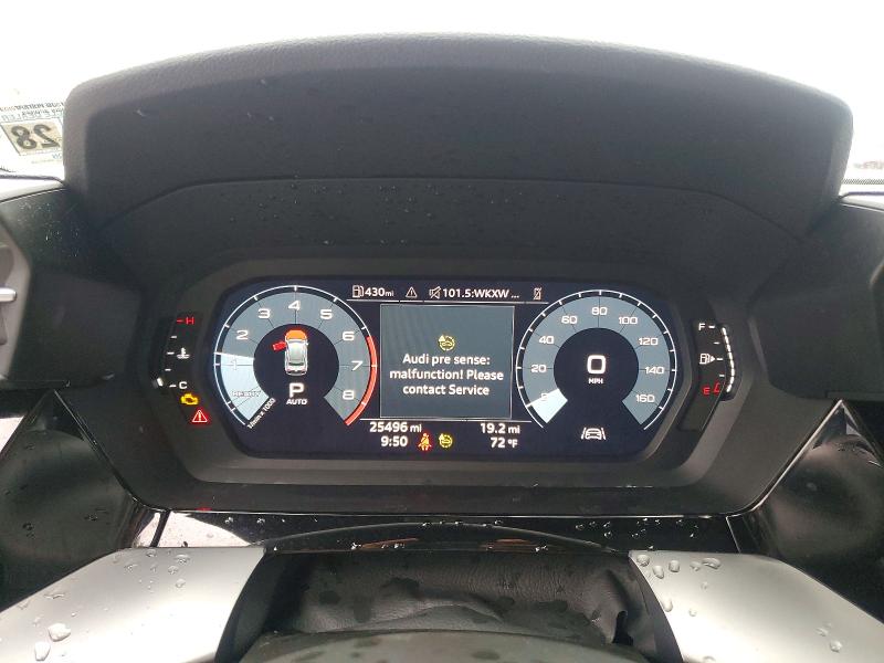 2023 Audi VIN WAUGUDGY0PA075417 COPART salvage auction — FRONT END, NJ - CERT OF TITLE-SLVG LEMON LAW, sold $3,150 on 2026-07-30 (photo 9)