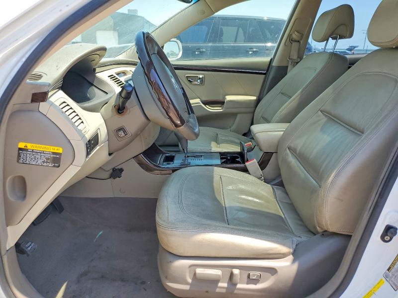 2011 Hyundai Azera VIN KMHFC4DF9BA539474 COPART salvage auction — NORMAL WEAR, Ut - Certificate Of Title, sold $975 on 2026-07-17 (photo 7)