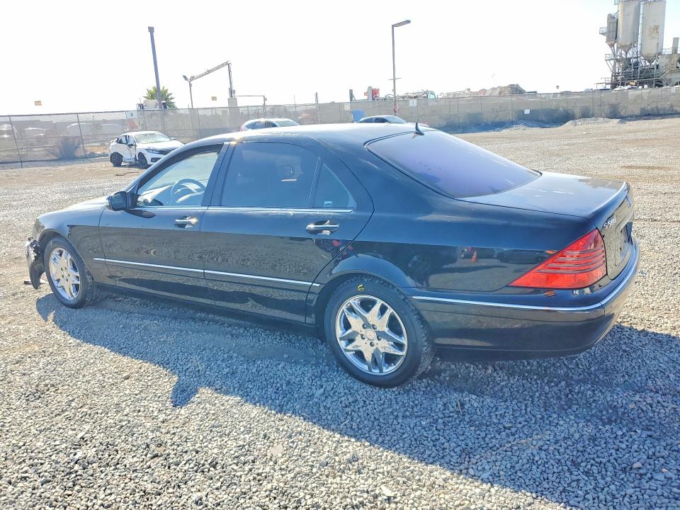 2003 Mercedes-benz S class VIN WDBNG75J73A316035 COPART salvage auction — FRONT END, CA - SALVAGE CERTIFICATE, sold $275 on 2026-07-21 (photo 2)