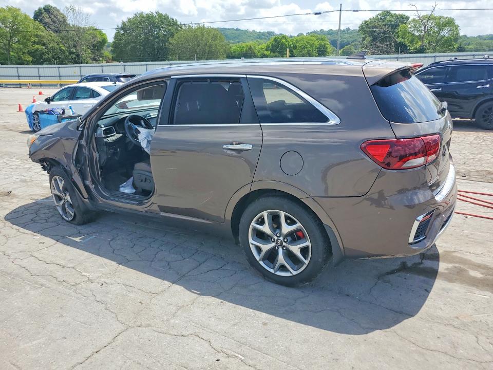 2019 Kia Sorento VIN 5XYPK4A52KG453205 COPART salvage auction — FRONT END, Salvage Title, sold $150 on 2026-07-27 (photo 2)