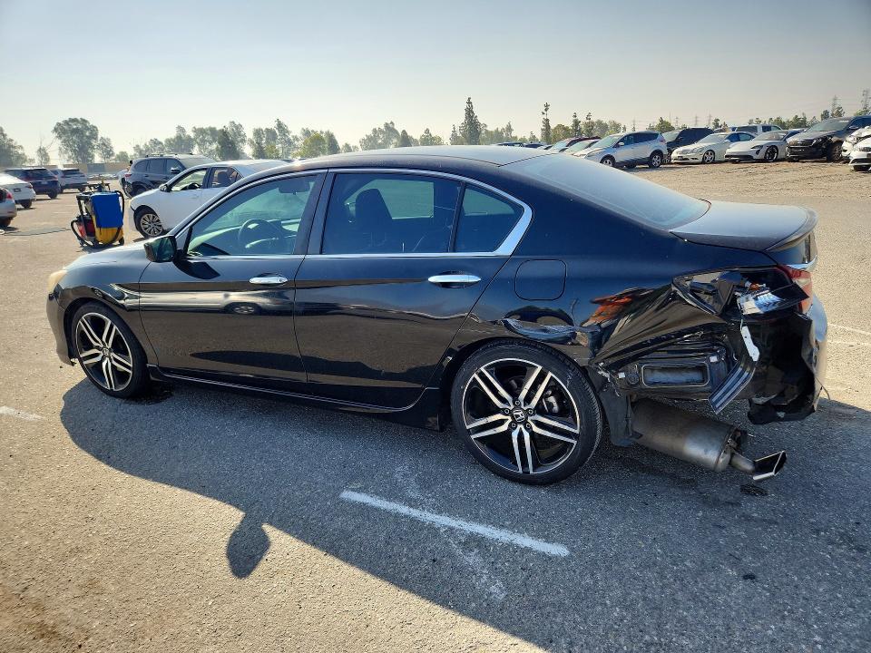 2016 Honda Accord VIN 1HGCR2F58GA107059 COPART salvage auction — REAR END, CA - SALVAGE CERTIFICATE, sold $3,150 on 2026-07-02 (photo 2)
