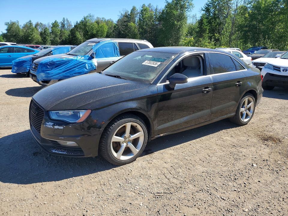 2015 Audi A3 VIN WAUACRFF9F1087246 COPART salvage auction — BURN, On - Permit No Brand - Unfit, sold $300 on 2026-07-14 (photo 1)