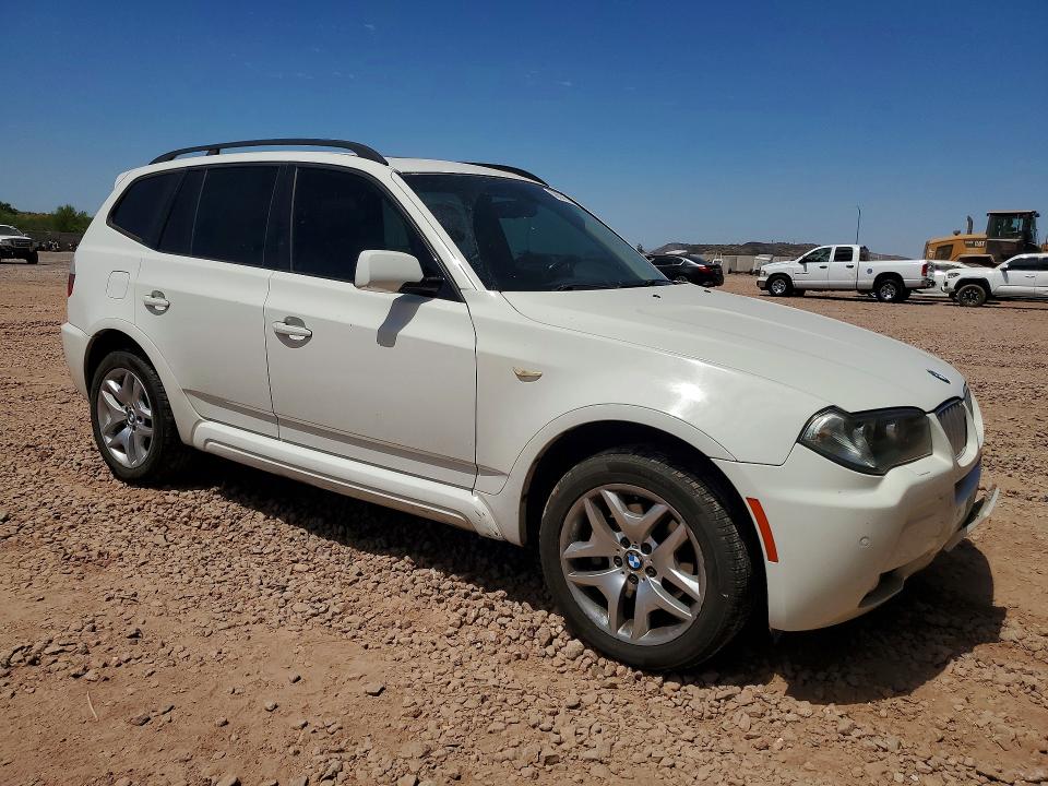 2008 BMW X3 VIN WBXPC93458WJ10224 COPART salvage auction — MINOR DENT/SCRATCHES, Az - Certificate Of Title, sold $200 on 2026-07-07 (photo 4)