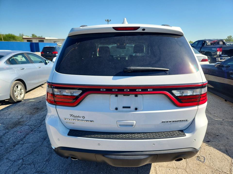 2015 Dodge Durango VIN 1C4SDJET1FC849566 COPART salvage auction — FRONT END, IN - CERT OF TITLE-SALVAGE TITLE, sold $4,700 on 2026-07-31 (photo 6)
