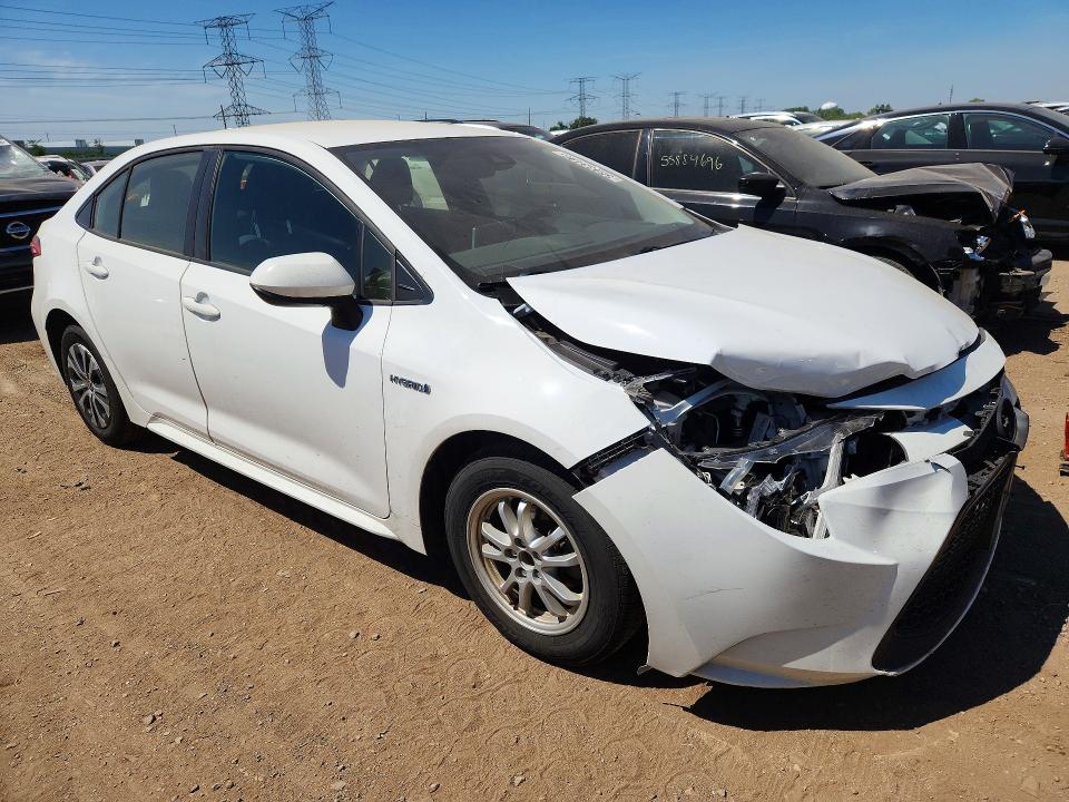 2021 Toyota Corolla VIN JTDEAMDE8MJ004281 COPART salvage auction — FRONT END, Il - Salvage Certificate, sold $5,200 on 2026-07-09 (photo 4)
