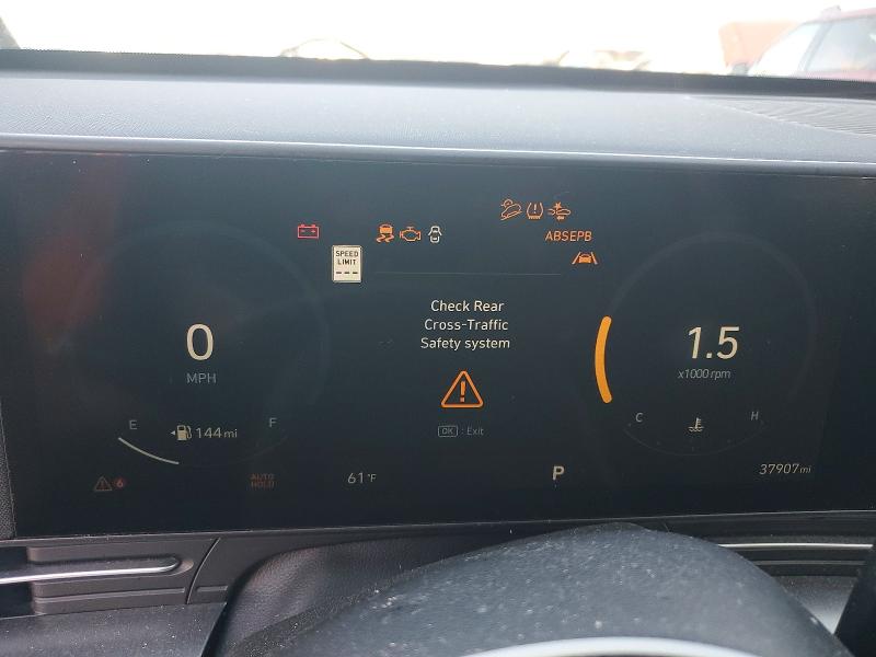 2024 Hyundai Kona VIN KM8HCCAB5RU091358 COPART salvage auction — FRONT END, Oh - Cert Of Title-Salvage, sold $3,100 on 2026-07-15 (photo 9)