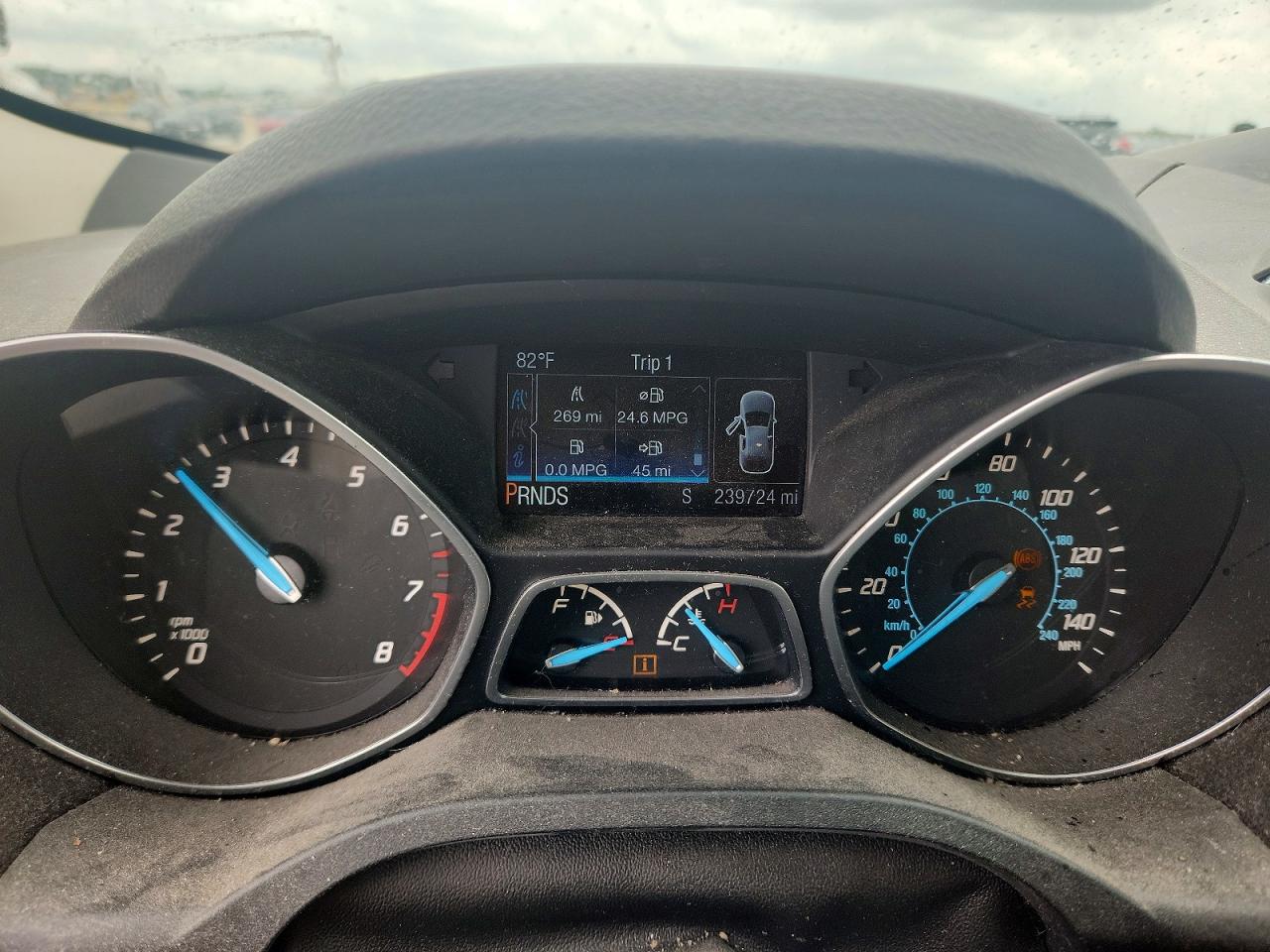 2014 Ford Escape VIN 1FMCU0JX1EUB34105 COPART salvage auction — Mechanical, TX - CERTIFICATE OF TITLE, sold $600 on 2026-07-02 (photo 9)