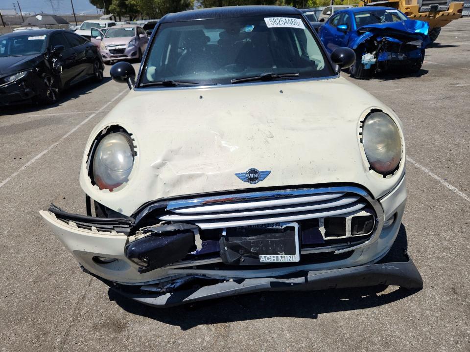 2015 Mini Cooper VIN WMWXS5C55FT827235 COPART salvage auction — FRONT END, Ca - Salvage Certificate, sold $775 on 2026-07-07 (photo 5)