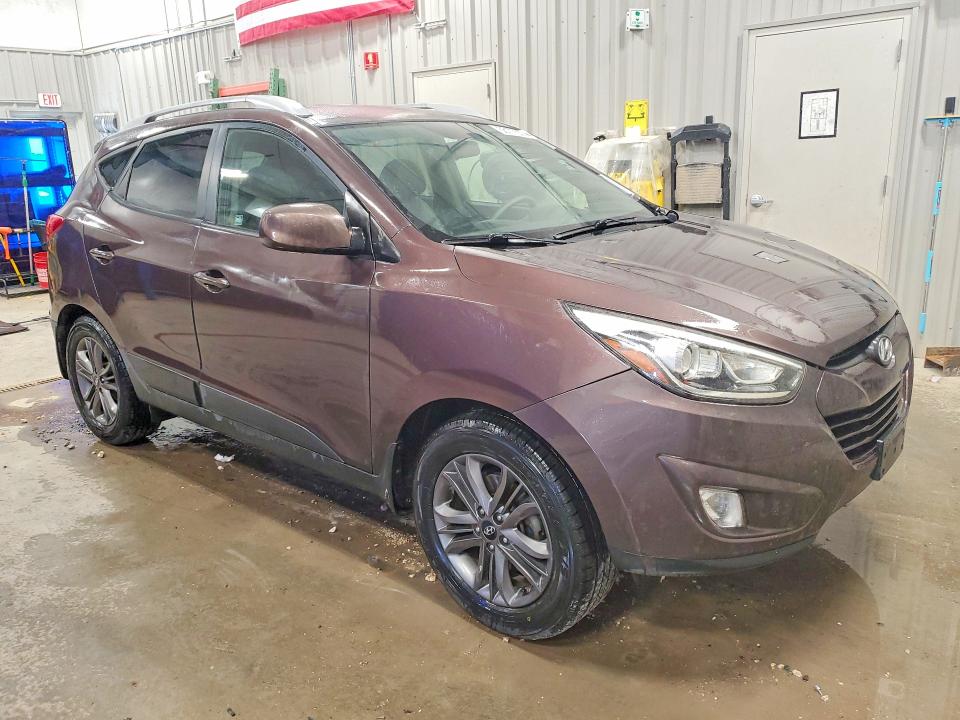 2014 Hyundai Tucson VIN KM8JU3AG3EU934378 COPART salvage auction — NORMAL WEAR, Wy - Certificate Of Title, sold $600 on 2026-07-22 (photo 4)