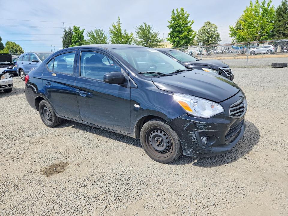 2017 Mitsubishi VIN ML32F3FJ7HHF14584 COPART salvage auction — REAR END, Or - Salvage Title Certificate, sold $200 on 2026-07-28 (photo 4)