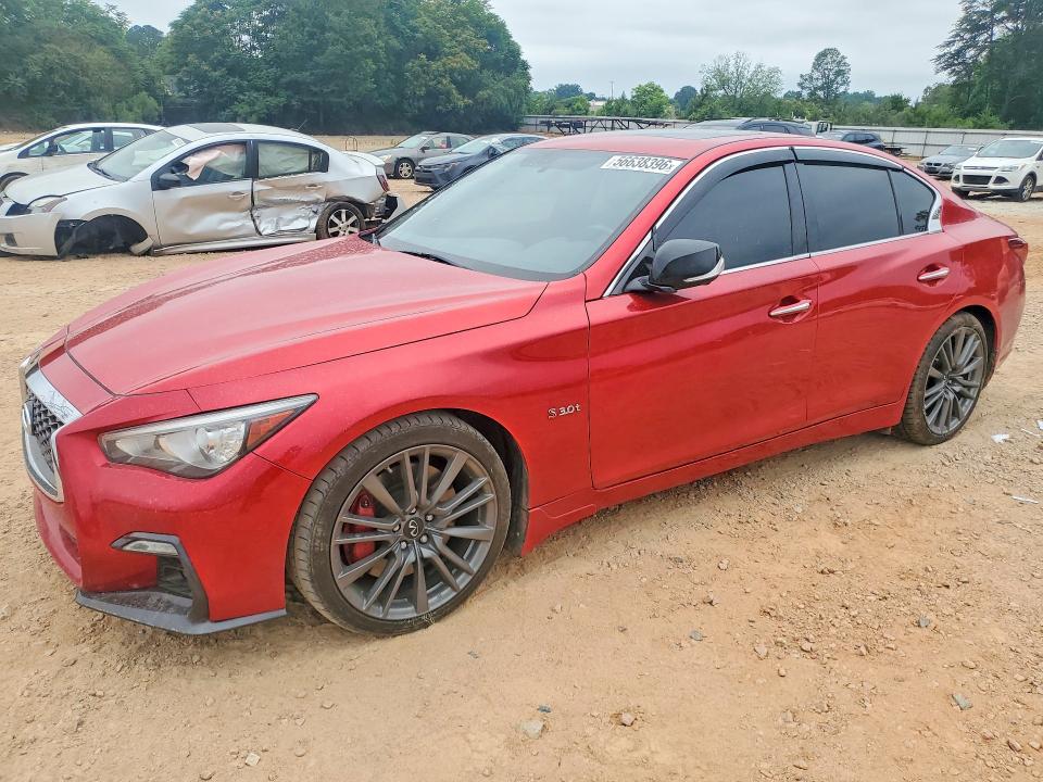 2020 Infiniti Q50 VIN JN1FV7AP2LM630070 COPART salvage auction — SIDE, Nc - Salvage Certificate Of Title, sold $175 on 2026-07-27 (photo 1)