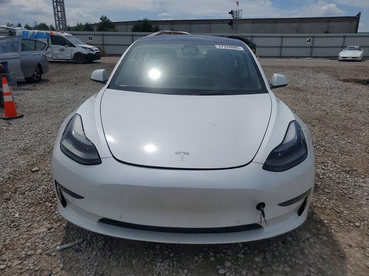 2022 Tesla Model 3 VIN 5YJ3E1EB1NF315154 COPART salvage auction — Rear End, OH - CERTIFICATE OF TITLE, sold $4,700 on 2026-07-03 (photo 5)