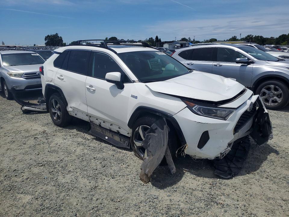 2021 Toyota Rav4 prime VIN JTMAB3FV6MD063931 COPART salvage auction — FRONT END, Ca - Salvage Certificate, sold $11,100 on 2026-07-07 (photo 4)