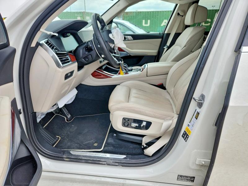 2022 BMW X7 VIN 5UXCX6C11N9K47299 COPART salvage auction — FRONT END, In - Cert Of Title-Salvage Title, sold $33,500 on 2026-07-31 (photo 7)