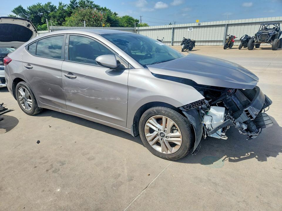 2020 Hyundai Elantra VIN KMHD84LF9LU910482 COPART salvage auction — FRONT END, Tx - Certificate Of Title (P), sold $1,500 on 2026-07-16 (photo 4)