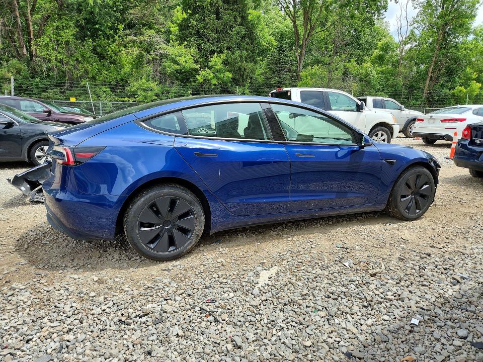 2025 Tesla VIN 5YJ3E1EB5SF951572 COPART salvage auction — FRONT END, Oh - Cert Of Title-Salvage, sold $12,900 on 2026-07-22 (photo 3)