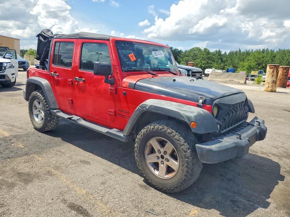 2015 Jeep Wrangler / VIN 1C4BJWDGXFL620877 COPART salvage auction — FRONT END, Fl - Certificate Of Title (P), sold $5,200 on 2026-07-10 (photo 4)