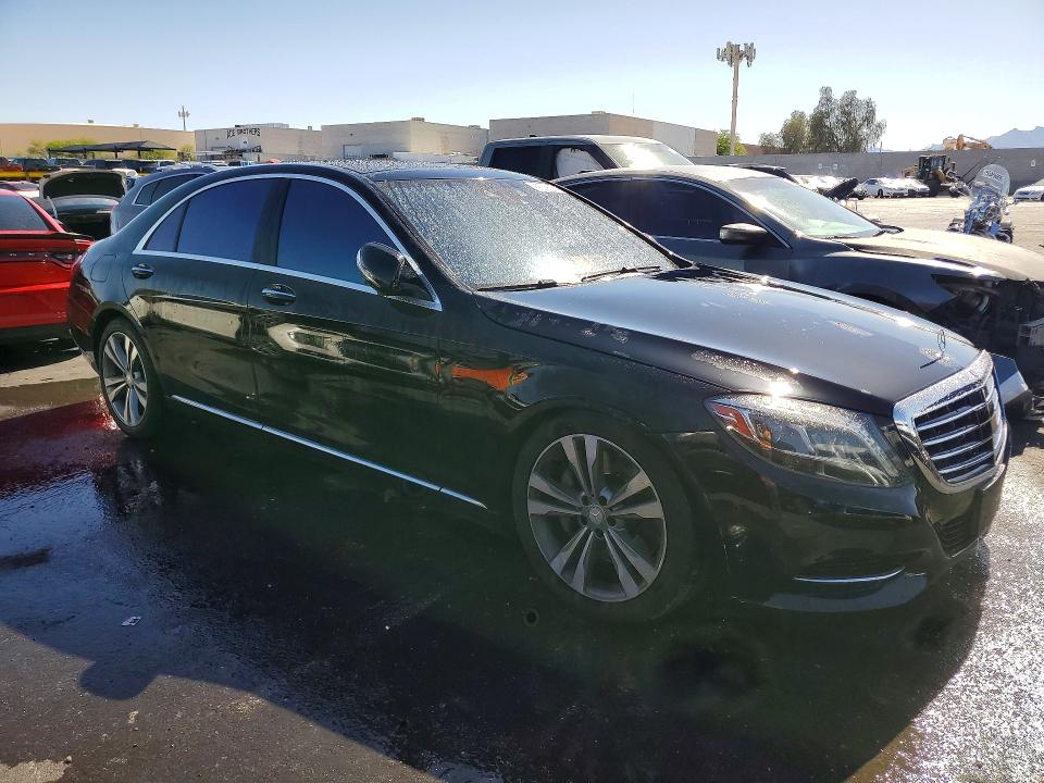 2016 Mercedes-benz S-klasse VIN WDDUG8CB4GA207607 COPART salvage auction — MINOR DENT/SCRATCHES, Nv - Certificate Of Title, sold $13,900 on 2026-07-29 (photo 4)