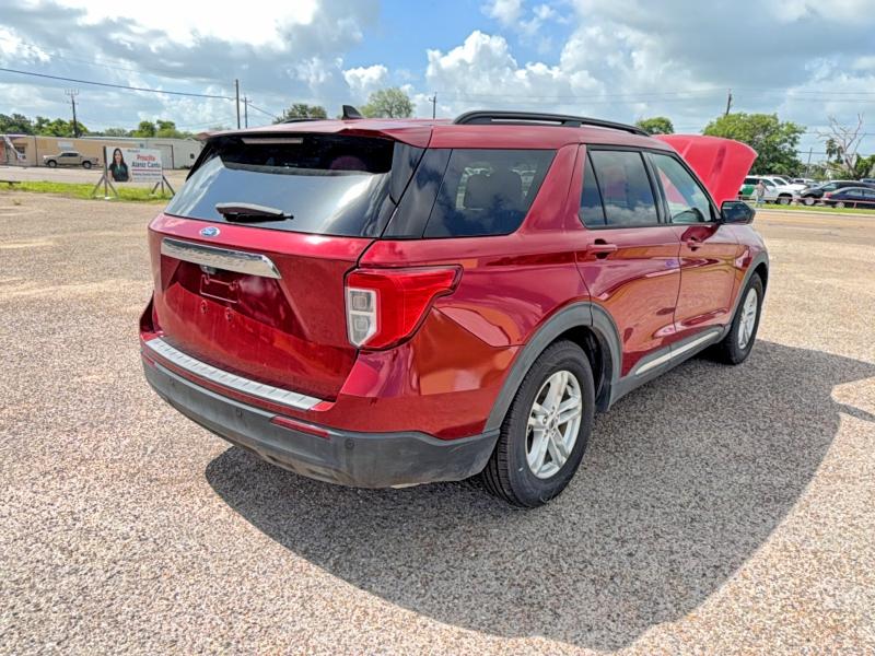 2021 Ford Explorer VIN 1FMSK7DH8MGA61598 COPART salvage auction — MINOR DENT/SCRATCHES, TX - CERTIFICATE OF TITLE (P), sold $7,000 on 2026-07-28 (photo 4)