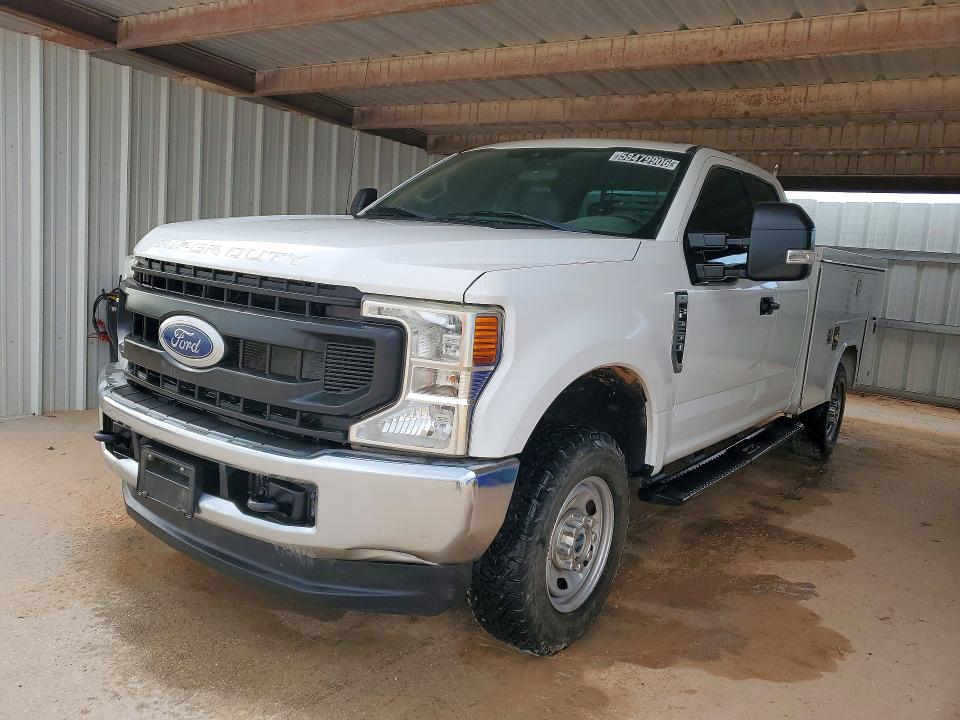 2020 Ford F-250 super duty VIN 1FT7X2B63LEC74632 COPART salvage auction — MINOR DENT/SCRATCHES, TX - CERTIFICATE OF TITLE, sold $10,500 on 2026-08-27 (photo 1)