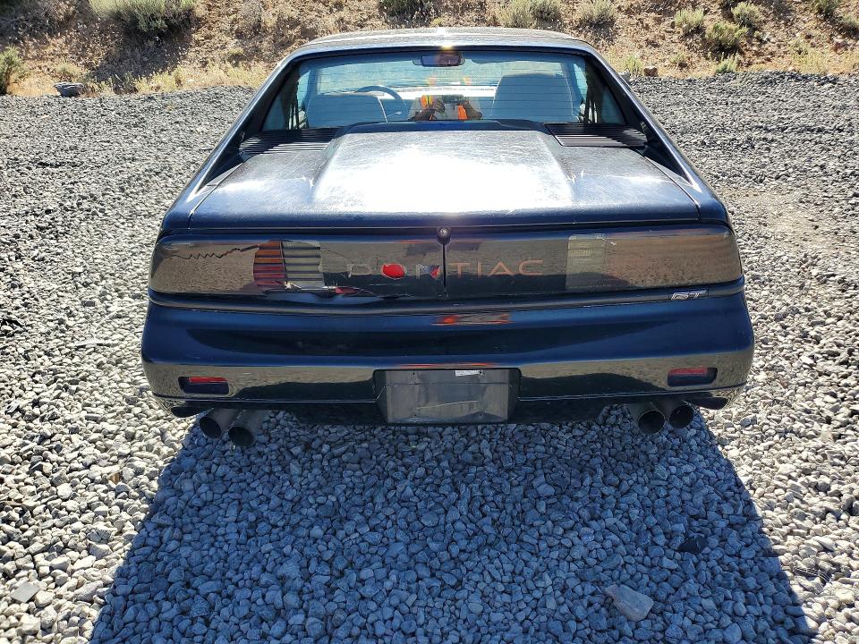 1988 Pontiac Fiero VIN 1G2PG1198JP213787 COPART salvage auction — MECHANICAL, CA - CERTIFICATE OF TITLE, sold $250 on 2026-08-20 (photo 6)