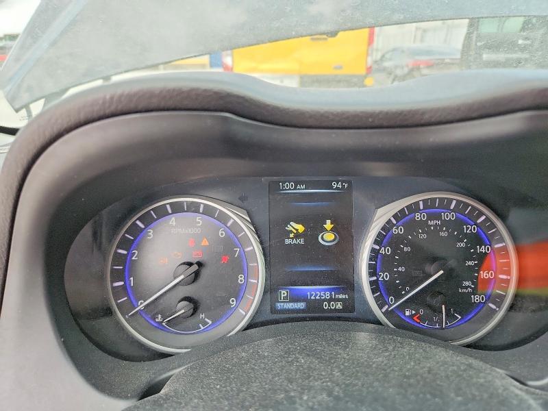 2015 Infiniti Q50 VIN JN1BV7AR5FM407591 COPART salvage auction — WATER/FLOOD, TX - SALVAGE TITLE-FLOOD DAMAGE (P), sold $775 on 2026-07-17 (photo 9)