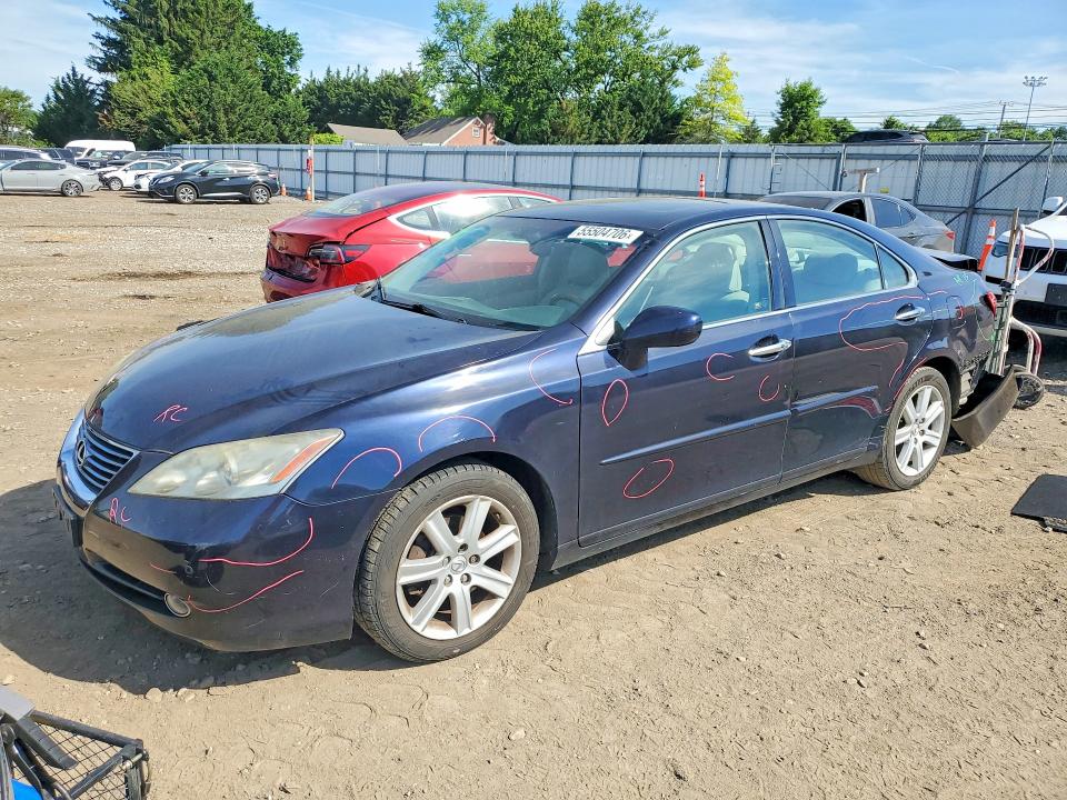 2008 Lexus ES VIN JTHBJ46G882262638 COPART salvage auction — REAR END, Md - Cert Of Salvage > 75% Damage, sold $1,900 on 2026-07-27 (photo 1)