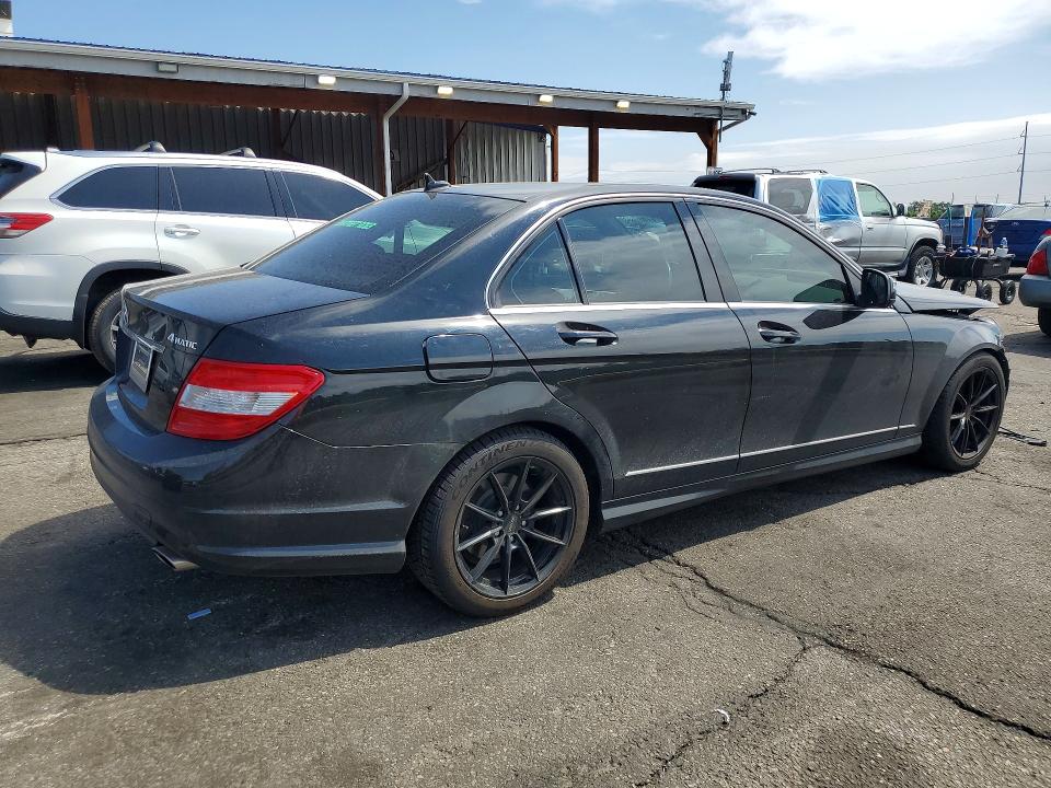 2009 Mercedes-benz C-klasse VIN WDDGF81X89R054779 COPART salvage auction — FRONT END, CO - PUBLIC - SALVAGE TITLE (P), sold $275 on 2026-07-23 (photo 3)