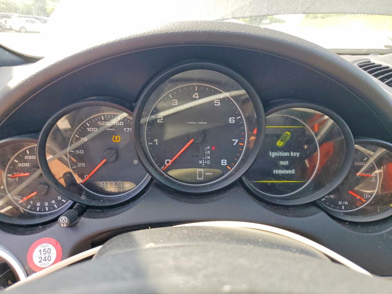 2014 Porsche Cayenne VIN WP1AA2A27ELA94704 COPART salvage auction — Front End, OH - CERTIFICATE OF TITLE, sold $875 on 2026-07-01 (photo 9)