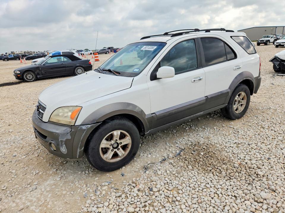 2003 Kia Sorento VIN KNDJD733235054933 COPART salvage auction — REAR END, TX - SALVAGE VEHICLE TITLE (P), sold $300 on 2026-07-09 (photo 1)
